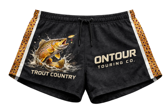 ONTOUR Trout Country Footy Shorts